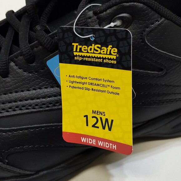 Tredsafe Dustin Dreamcell Anti-Fatigue Slip-Resistant Shoes Mens 12W Comfort NWT